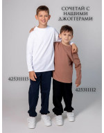 Лонгслив базовый детский