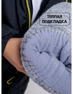 Шапка с козырьком в комплекте со снудом