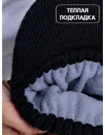 Шапка с козырьком в комплекте со снудом