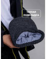 Шапка с козырьком в комплекте со снудом